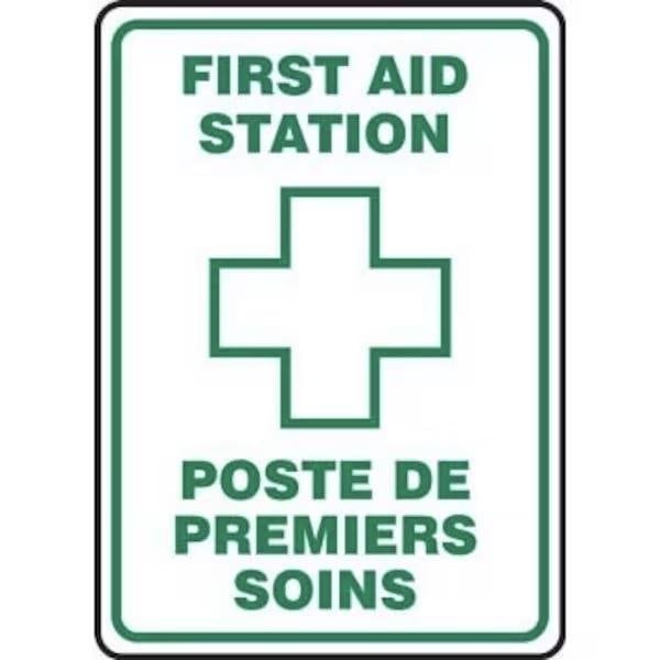 Accuform BILINGUAL SAFETY SIGN FIRST AID FBMFSR526XV FBMFSR526XV - main
